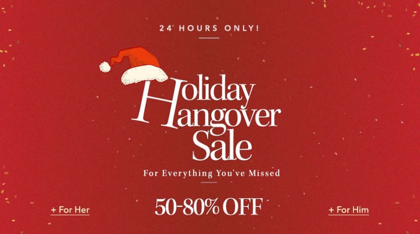 India Desire : Myntra Holiday Hangover Sale: Flat 50% To 80% Off On Largest Range Of Fashion [Extra 10% Off Via HDFC Card]